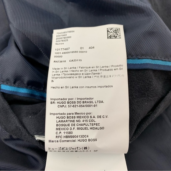 Hugo Boss Goat Leather Blazer Jacket Black Sz 44R 2 Buttons Pockets Quiet Luxury - Picture 11 of 15